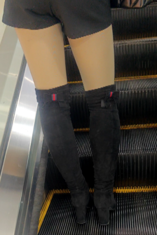 4k街拍肉黑丝合集